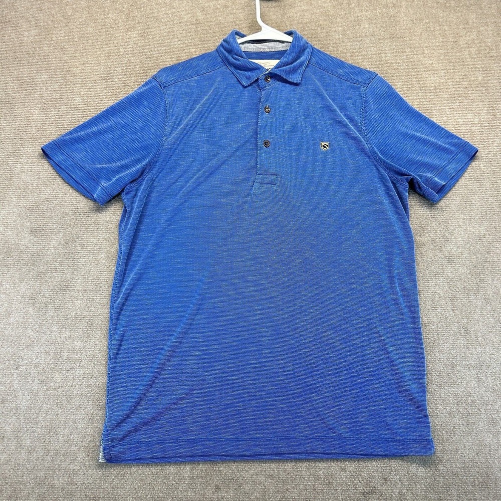 Dubarry Polo Shirt Men's Small Blue Short Sleeve Modal Blend Ireland Galway